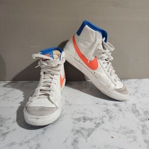 Nike Blazer '77 Mid Sail Total Orange W Size 9.5 Mens Size 8.5